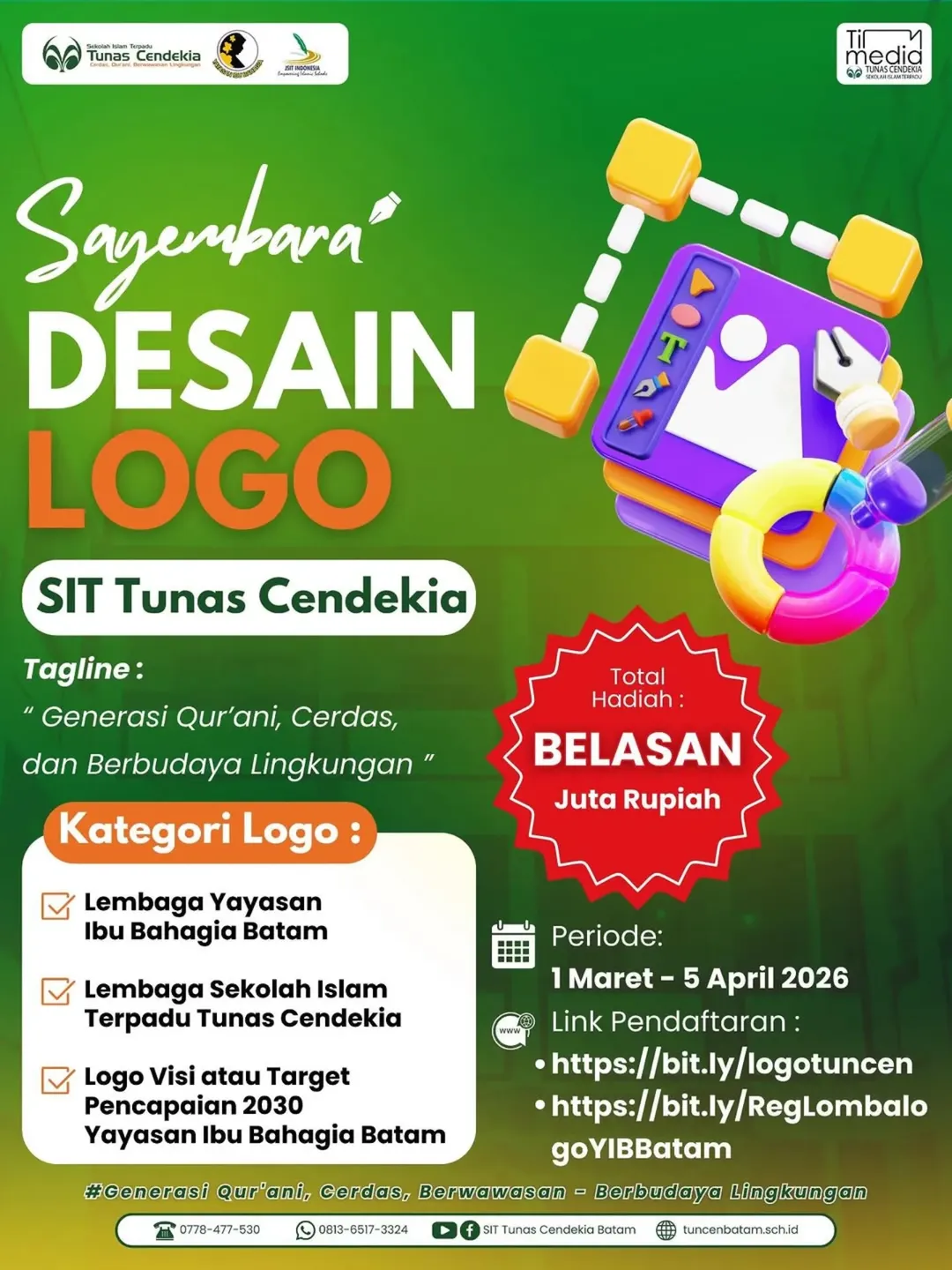 SDIT Tunas Cendikia - SAYEMBARA DESAIN LOGO