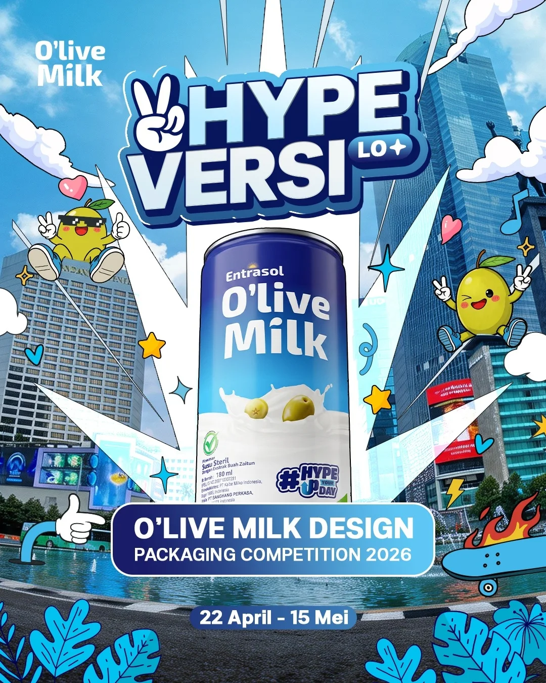 O'LIVE MILK DESIGN Packaging Competition 2026